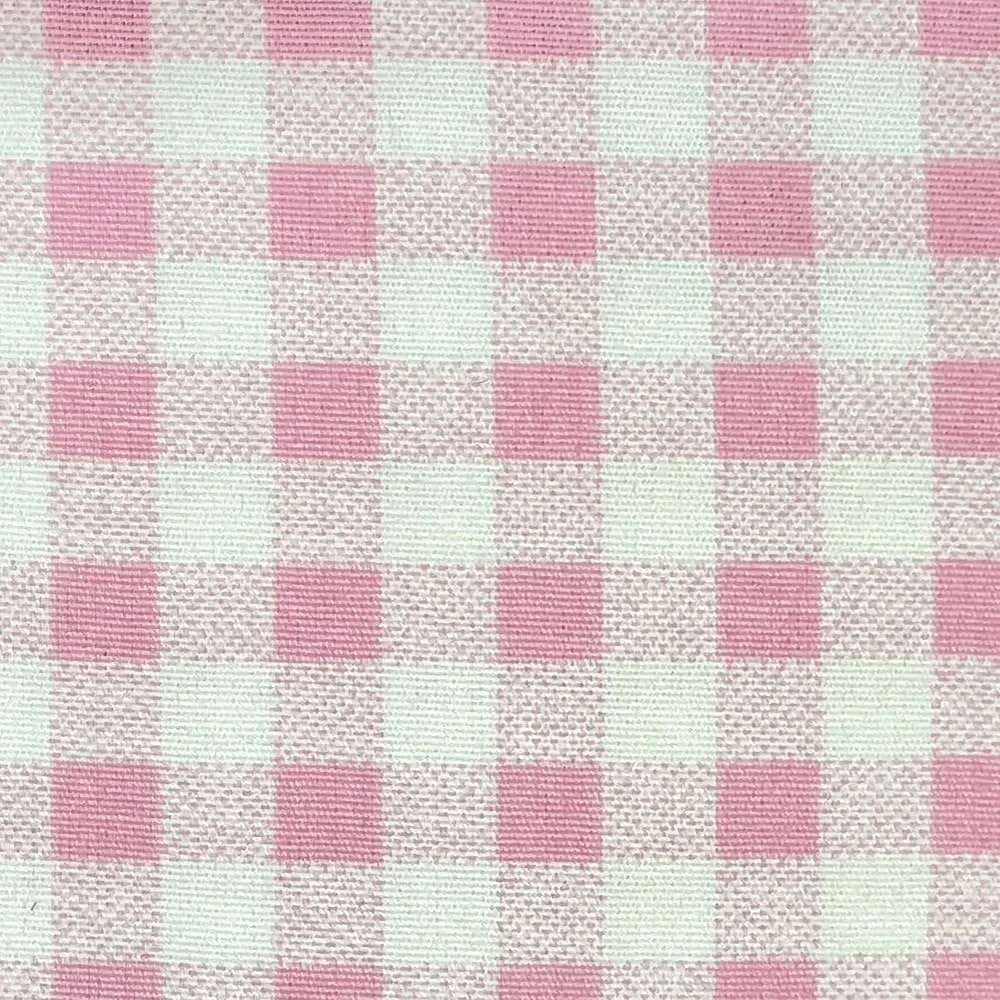 Laurel & Mayfair 250tc 100% Cotton Gingham Checkered Print Sheet Set, Full, Pink